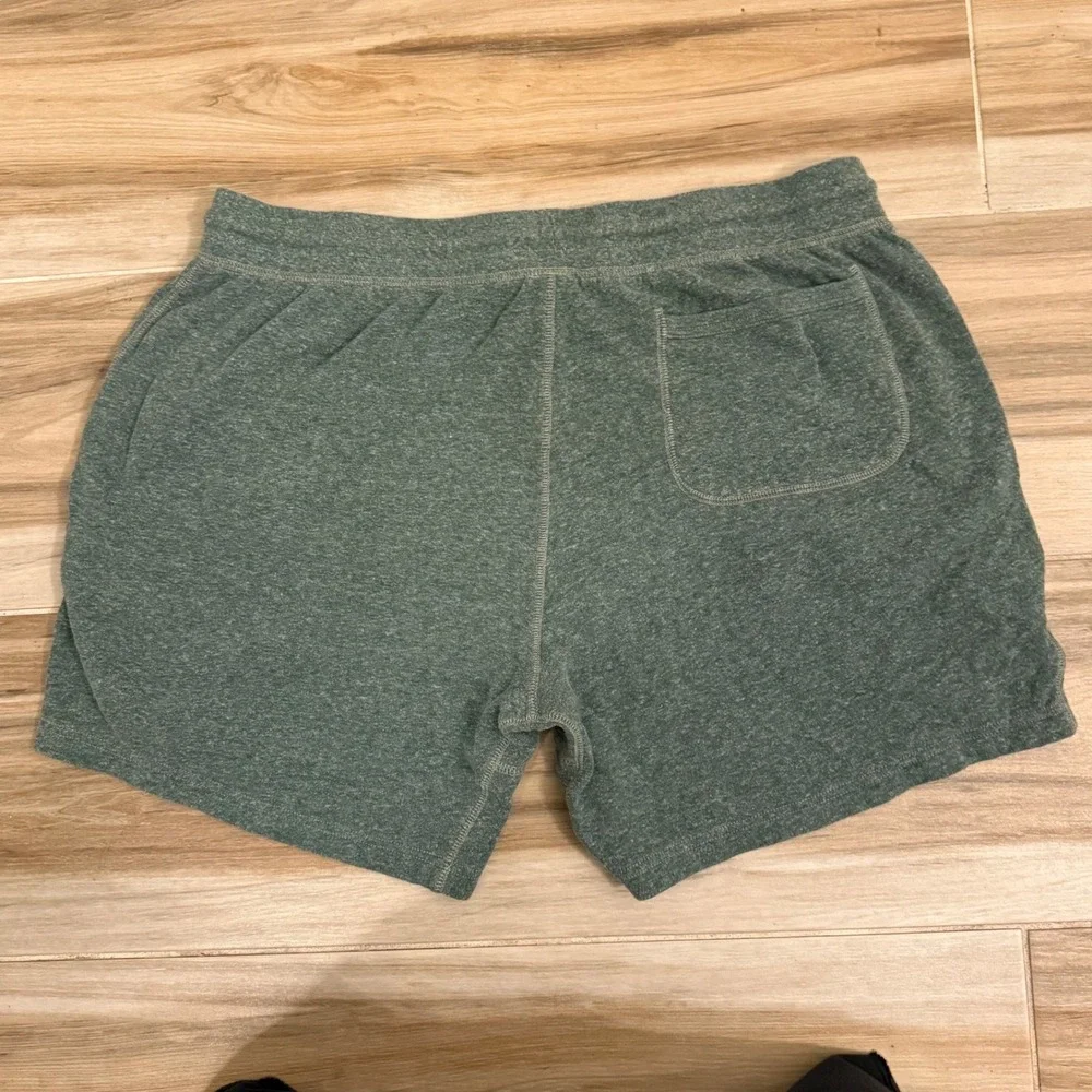 J. Crew Sportswear Green Heathered Fleece Sweat Shorts Mens XL Re-Imagined